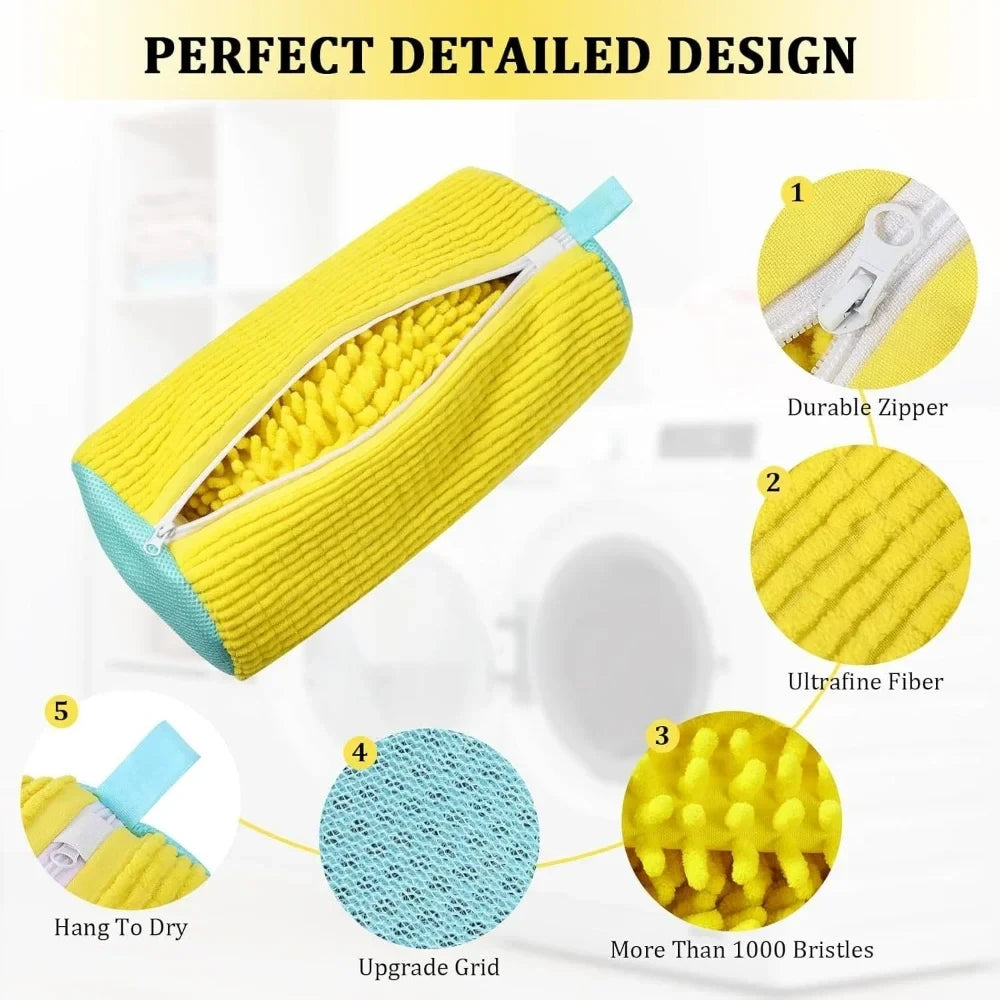 Padded Shoe Washing Bag – Protect & Clean Sneakers
