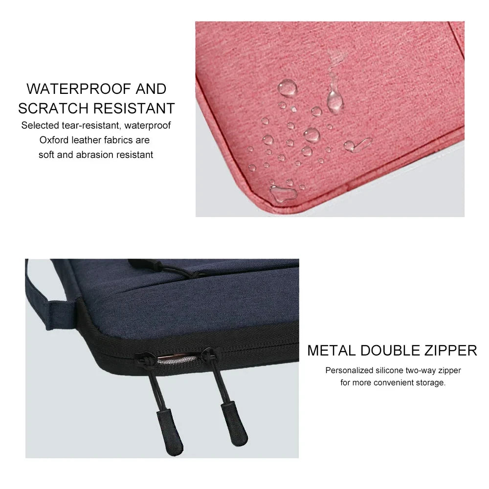 Felt Laptop Sleeve with Accessory Pockets