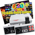 Classic Retro Gaming Console + 2 Controllers