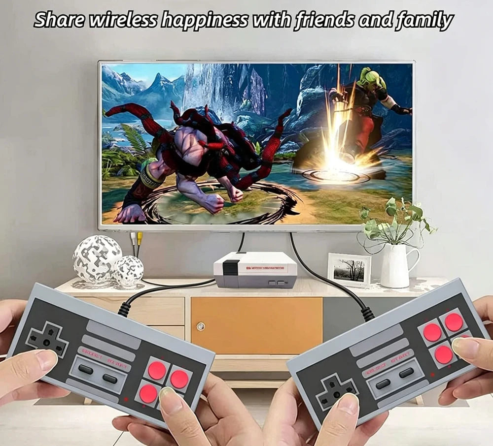 Classic Retro Gaming Console + 2 Controllers